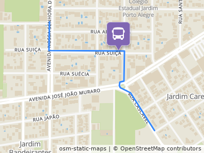 Mapa da parada