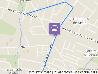 Mapa da parada