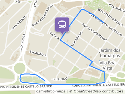 Mapa da parada