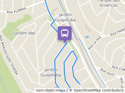 Mapa da parada