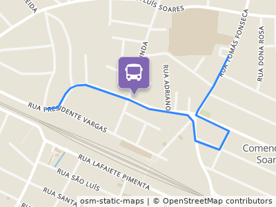Mapa da parada