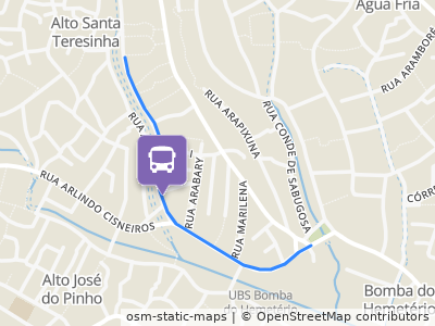 Mapa da parada