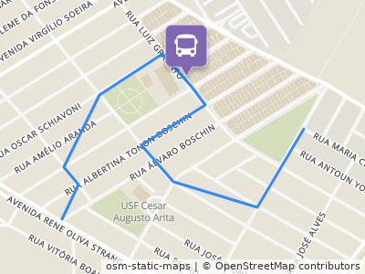 Mapa da parada