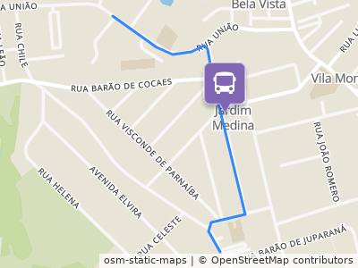 Mapa da parada