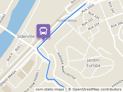 Mapa da parada