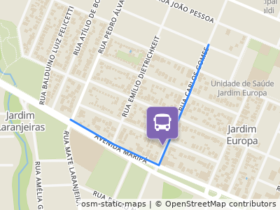 Mapa da parada