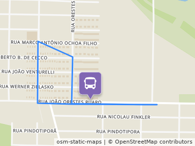 Mapa da parada