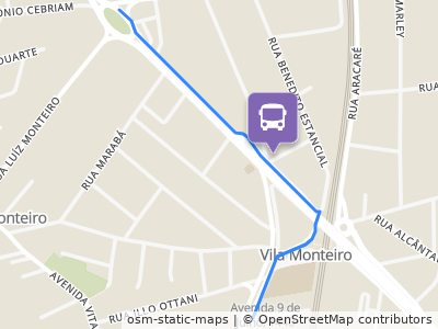 Mapa da parada
