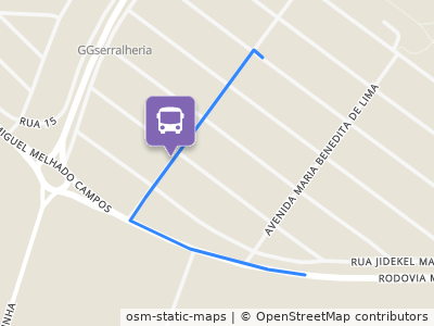 Mapa da parada
