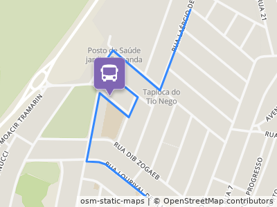 Mapa da parada
