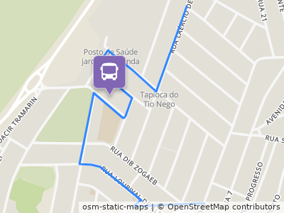 Mapa da parada