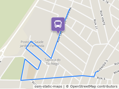 Mapa da parada