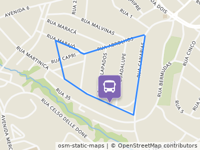 Mapa da parada