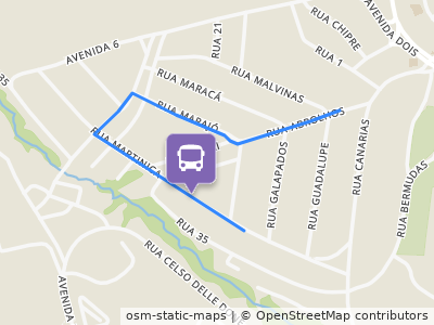 Mapa da parada