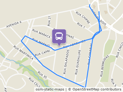 Mapa da parada