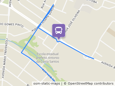 Mapa da parada