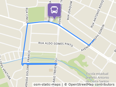 Mapa da parada
