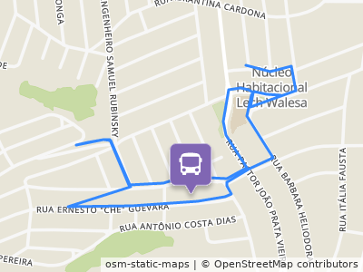 Mapa da parada
