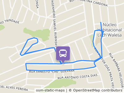 Mapa da parada