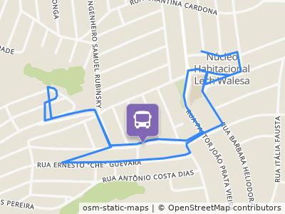 Mapa da parada