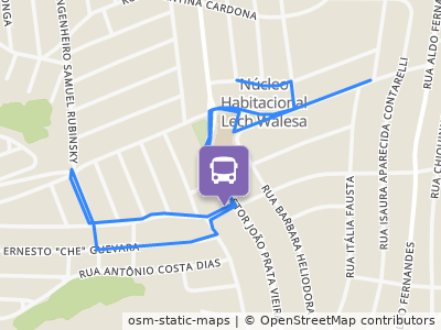 Mapa da parada