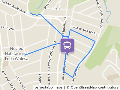 Mapa da parada