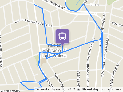 Mapa da parada