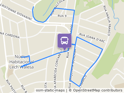Mapa da parada