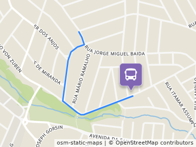 Mapa da parada