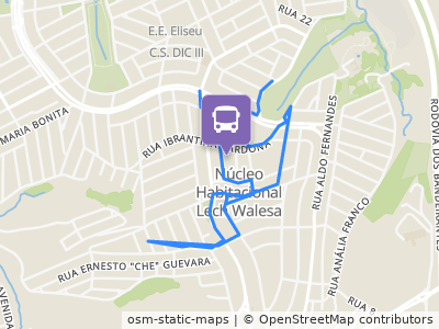 Mapa da parada