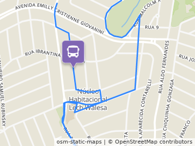 Mapa da parada