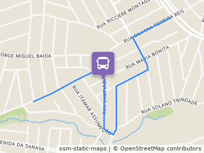 Mapa da parada