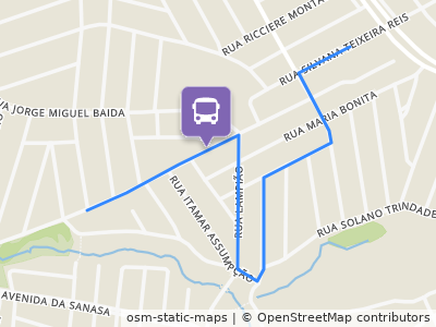 Mapa da parada