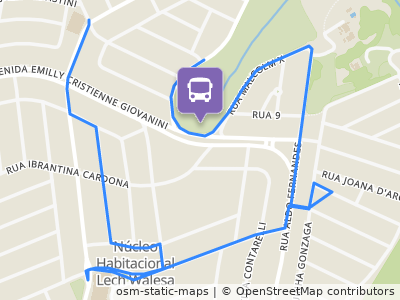 Mapa da parada