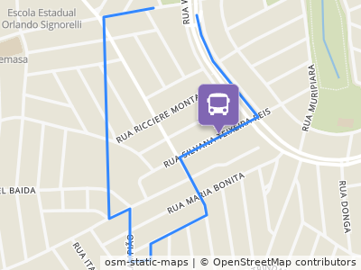 Mapa da parada
