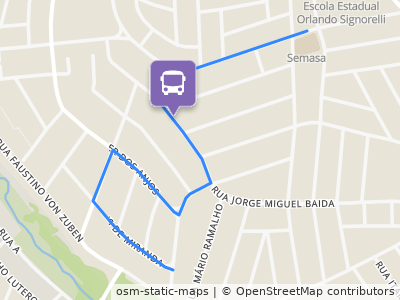 Mapa da parada