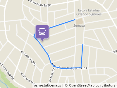 Mapa da parada