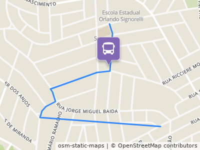 Mapa da parada