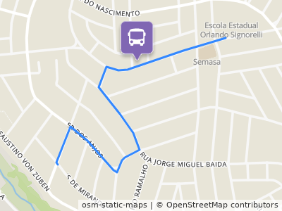 Mapa da parada