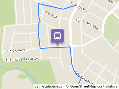 Mapa da parada