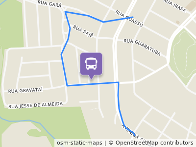 Mapa da parada