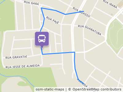 Mapa da parada
