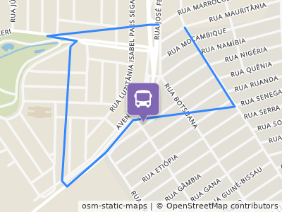 Mapa da parada