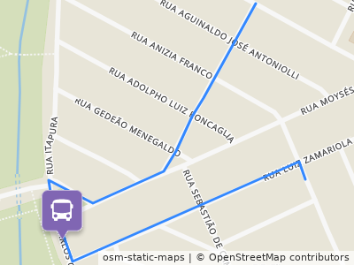 Mapa da parada