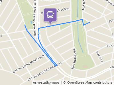 Mapa da parada
