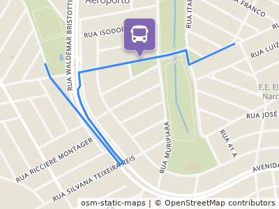Mapa da parada