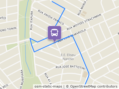 Mapa da parada