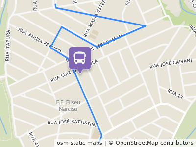 Mapa da parada