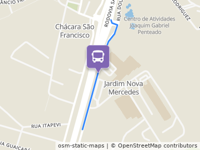Mapa da parada