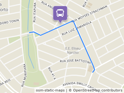 Mapa da parada